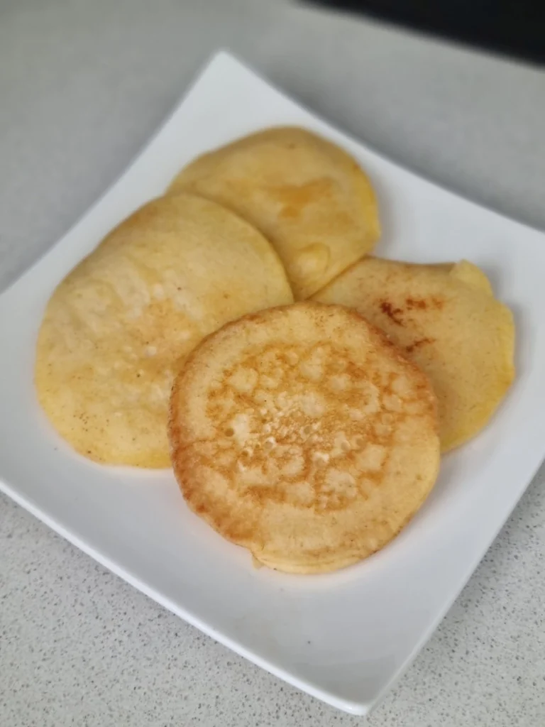 HFI safe pancakes served on a plate