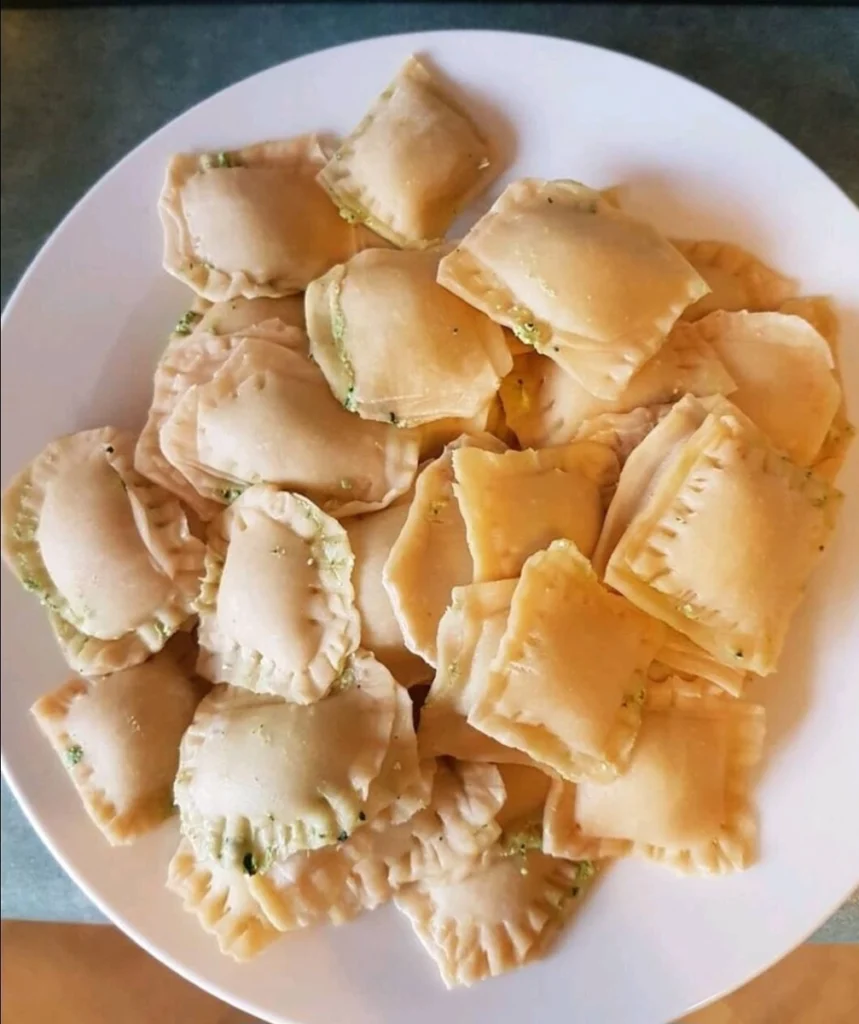 HFI spinach feta ravioli recipe with fresh fructose-free pasta